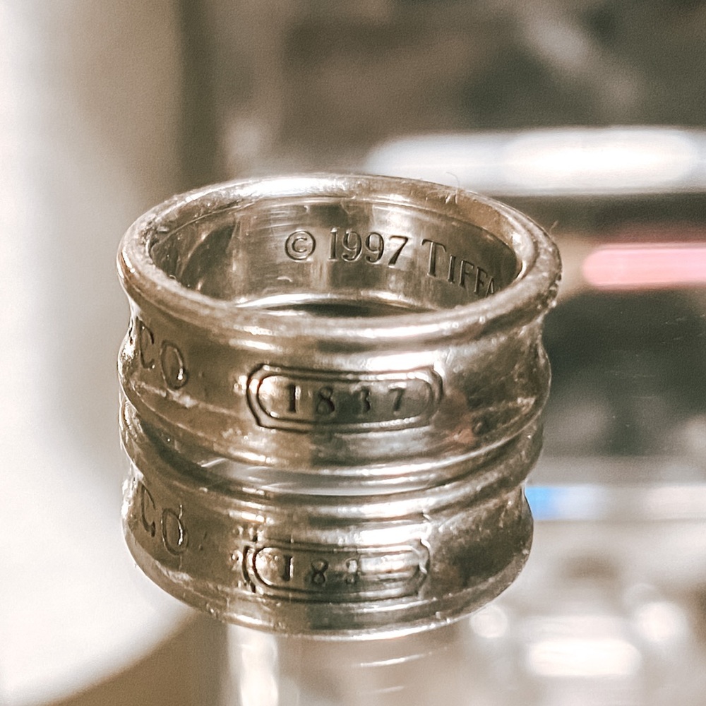 ⚡️SALE⚡️Tiffany & Co. 1837 Sterling Silver Ring - Picture 2 of 9